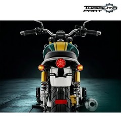 For Front Fork Leg Reflector Amber Side Marker Rectangle Reflective Bolt On 2x