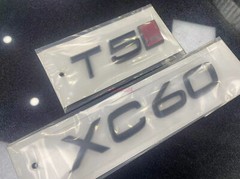 Gloss Black XC60 T5 RED AWD Number Trunk Letters Badge Emblems Sticker For Volvo