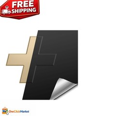 DIY Customizable Matte Black Chevy Bowtie Wrap – 2 Scratch-Resistant Sheets