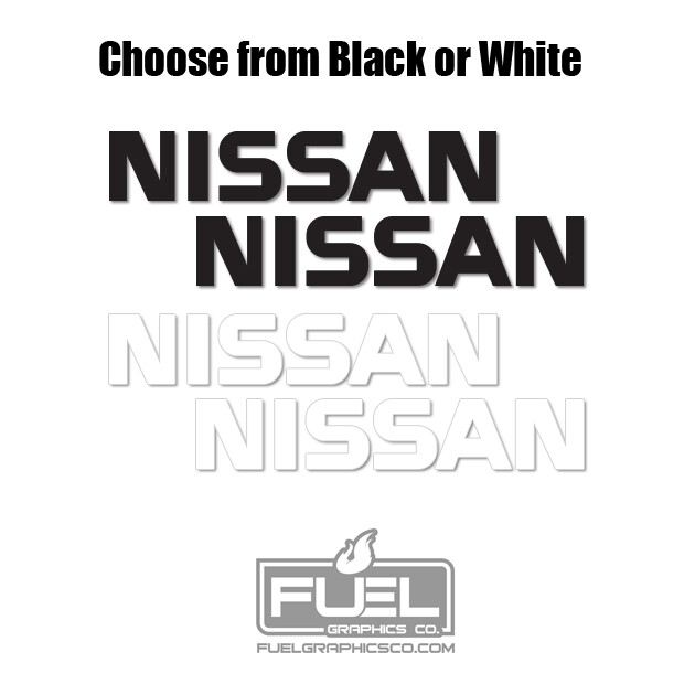 For Nissan Frontier Titan Altima Rogue Armada GT-R Premium Vinyl Decal 2-Pack