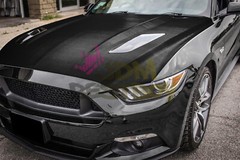 4D Carbon Fiber Black Glossy Vinyl Wrap Decal Sheet Bubble Free Sheet Film DIY