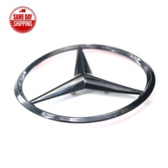 For W213 Gloss Black Star Trunk Emblem for Rear Lid Badge E63S E43 AMG