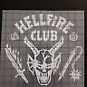 Stranger Things 5″x5″ Hellfire Club permanent vinyl decal.