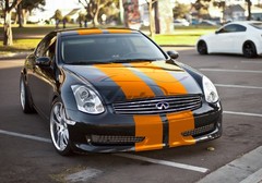 Gloss Color Racing Stripes Vinyl Wrap For Infiniti G35 Stripe Sticker 10FT /20FT