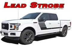 LEAD STROBE 2021-2024 Ford F-150 Stripes Decals LeadFoot Hockey Vinyl Graphics