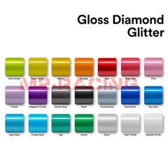 Gloss Glitter Lime Green Sparkle Metallic Car Vinyl Wrap Sticker Decal Sheet