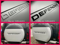 Fits Land Rover Defender L663 2020 2021 2022 2023 2024 Spare Tire Cover DECALS