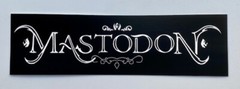 Mastadon Sticker Vinyl Decal Car Bumper Metal Rock 2.25″ X 8″ (512)