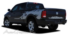 For 2009-2018 Dodge Ram RAGE Bed Graphics Solid Multi Color 3M Decals Stripes