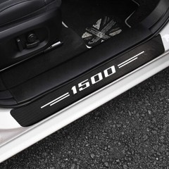 4 For Ram 1500 Truck Car Door Sill Protector Threshold Sticker Plate Entry Guard