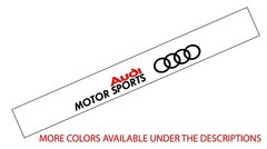 Windshield decal Sun Visor sticker German motor banner graphic For/fit Audi car