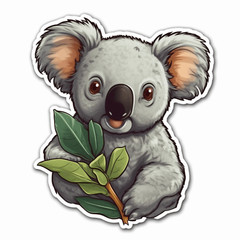 Koala Bear Sticker Car Truck Window Bumper Vinyl Decal Souvenir Wild Animals