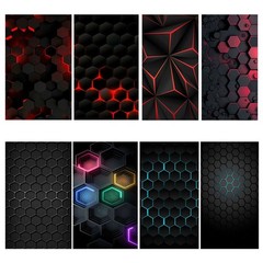 2PCS body sticker HD B column car sticker honeycomb pattern middle column