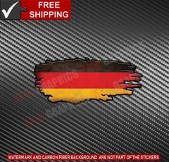 German Germany Country State Flag Vinyl Decal Sticker #A