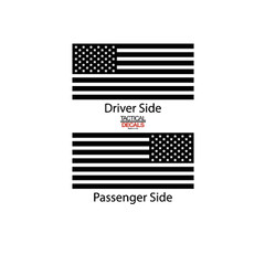 USA Flag Decals for Chevy Tahoe and GMC Yukon 3rd window 2007-2014 CT3-QR1