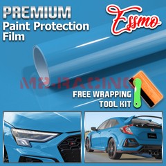 1FTx5FT PPF Paint Protection Film Gloss Miami Blue Invisible Scratches Shield