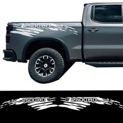 Splash Side Stripe Car Decals graphics vinyl stickers for Silverado 2500 HD 2pcs