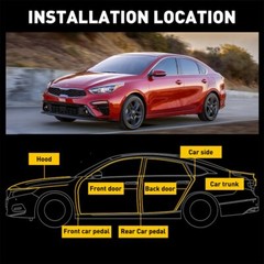 5M L-Shape Auto Car Door Trunk Seal Strip Rubber Weather Strip Edge Accessories