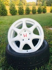1.5 Inch 38mm Center Cap H Wheel Rim Decals for Civic Type R Ek9 Eg Ef Ek Si Hx