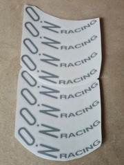 8pcs Oz Racing Wheels Sticker Gray Vinyl Decal