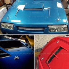 Universal Stainless Steel Racing Appearance Mount Hood Pin Plate Bonnet Lock Kit