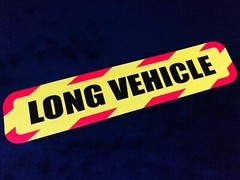 Reflective 30cm LONG VEHICLE CHEVRONS Trailer Caravan Car Van Truck Stickers