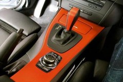 VVivid Xpo Matte Orange Dry Carbon Architectural Vinyl Wrap Film | V168