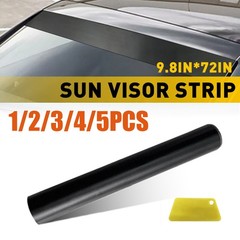 60″x12″ Windshield Banner Cast PVC Film Sun Strip Visor Premium Vinyl Decal1-5X