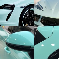 5FTx50FT PET Gloss Sage Green Vinyl Wrap US Stock Car Wrap Air Release