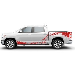 Side lower & bed splashes graphics stickers decal compatible with Toyota Tundra