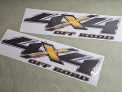 a8 – 4×4 Off Road Decal Set Truck Bed Side Vinyl Sticker SET for left and right