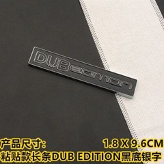 Metal 3D Car Body Rear Trunk Tailgate Badge Emblem Decal EDITION Sticker