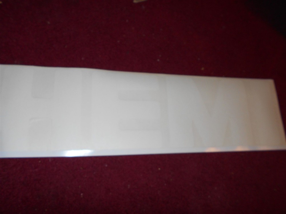 DODGE CHRYSLER PLYMOUTH 426 440 345 392 5.7 HEMI DIE CUT 22 INCH DECAL WHITE