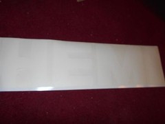 DODGE CHRYSLER PLYMOUTH 426 440 345 392 5.7 HEMI DIE CUT 22 INCH DECAL WHITE