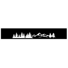 Car Front Windshield Sunshade Decal Tree Mountain Graphics Sticker PVC Decor