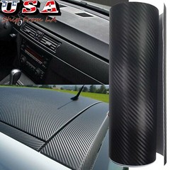 Carbon Fiber Texture Car Interior Exterior Vinyl Decal Sticker Wrap Sheet Decor