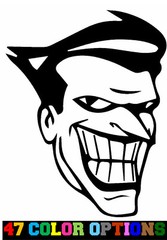 Decal Vinyl Truck Car Sticker – DC Comics Batman Animated Series Joker