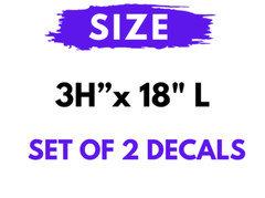 2 TRD Off Road Decals for Toyota Tacoma Tundra Pair Sticker Truck bedside Vinyl