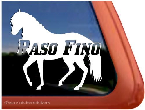 Paso Fino | High Quality Vinyl Horse Window Decal Sticker