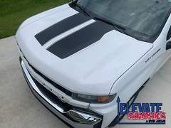 Fits Chevy Silverado Rally Beast Two Graphics Vinyl Stripes 3M Decals 2019-2023
