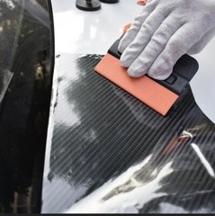 2PCS Felt Edge Squeegee Soft Car Vinyl Wrap Application Window Tint Tools Magnet