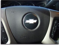 Steering Wheel Bowtie Overlay Decal – 07-13 Chevrolet Silverado