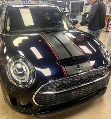 2 color Rally stripes fit any year Mini Cooper Clubman with sunroof