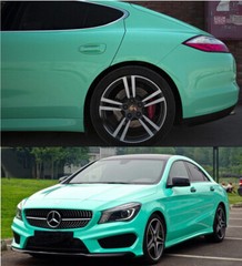50FT x 5FT High Glossy Vinyl Gloss Film Sticker For Car Wrap Vinyl Mint Green