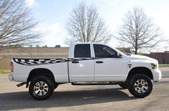 Checkered Flag Race Pickup Vinyl Decal Graphic Vehicle Truck SUV Bed Pontoon Car
