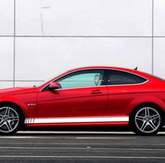 Car Sticker Rally Stripes Racing 78” for C63 Vinyl Lower Door Panel Decal ZC925