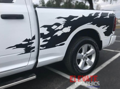 Fits Dodge Ram 1500 Side Beast Stripes Graphics Vinyl Decals 3M Stickers 09-18