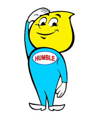 FITS VINTAGE HUMBLE OIL GASOLINE GAS MOTOR PUMP CAR TRUCK BUMPER STICKER DECAL