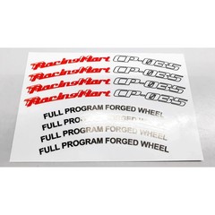 RACING HART CP035 15″ 16″ WHEELS SET DECALS STICKERS FREE SHIPPING WORLDWIDE