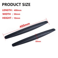 For Dodge Charger Car Rubber Front Rear Corner Bumper Guard Protector Sticker
